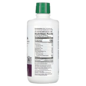 Thực phẩm bổ sung Nature's Way Aloe Vera Inner Leaf Gel & Juice with Aloe Polymax Wild Berry 33.8 fl oz (1 Liter) 033674142820