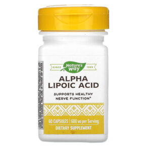 Thực phẩm chức năng Nature's Way Alpha Lipoic Acid 600 mg 60 Capsules 033674451816