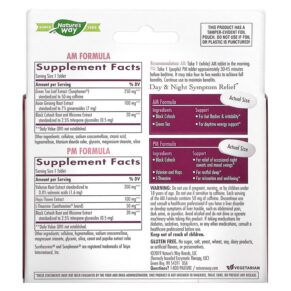 Thực phẩm bổ sung Nature's Way AM/PM Menopause Formula Women's Health 30 AM Tablets & 30 PM Tablets 763948072064