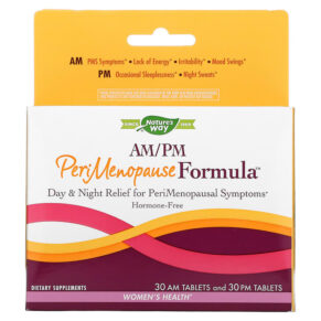 Thực phẩm bổ sung Nature's Way AM/PM PeriMenopause Formula 60 Tablets 763948072361
