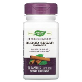 Thực phẩm chức năng Nature's Way Blood Sugar Manager 90 Capsules 033674792001
