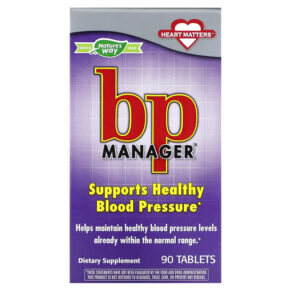 Thực phẩm chức năng Nature's Way BP Manager 90 Tablets 763948028696