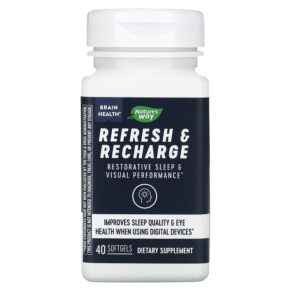 Thực phẩm chức năng Nature's Way Brain Health Refresh & Recharge 40 Softgels 033674136935