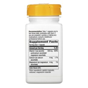 Thực phẩm bổ sung Nature's Way Buffered C-500 500 mg 100 Capsules 033674403204