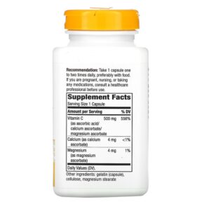 Thực phẩm bổ sung Nature's Way Buffered C-500 500 mg 250 Capsules 033674403211