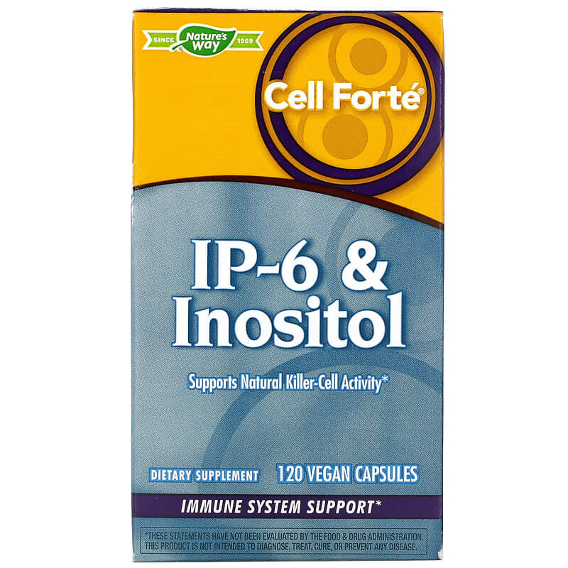 Nature's Way Cell Forté IP-6 & Inositol 120 Vegan Capsules 8 Thực phẩm chức năng Nature's Way Cell Forté IP-6 & Inositol 120 Vegan Capsules 763948058020