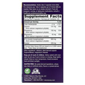 Thực phẩm bổ sung Nature's Way Cell Forté IP-6 & Inositol 240 Vegan Capsules 763948058006