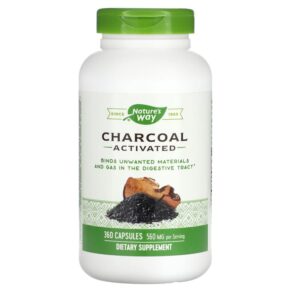 Thực phẩm chức năng Nature's Way Charcoal Activated 280 mg 360 Capsules 033674119501