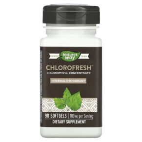 Thực phẩm chức năng Nature's Way Chlorofresh Chlorophyll Concentrate 50 mg 90 Softgels 358008035501