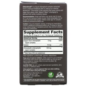 Nature's Way Chlorofresh Chlorophyll Drops Mint 2 fl oz (59 ml) 3 Thực phẩm bổ sung Nature's Way Chlorofresh Chlorophyll Drops Mint 2 fl oz (59 ml) 033674100080