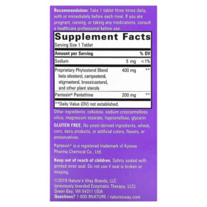 Thực phẩm bổ sung Nature's Way Cholesterol Shield 90 Tablets 763948055197