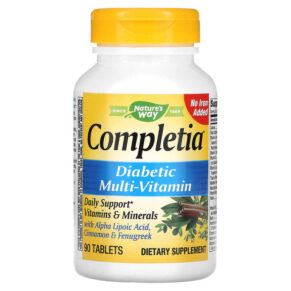 Thực phẩm chức năng Nature's Way Completia Diabetic Multi-Vitamin 90 Tablets 033674149249