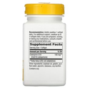 Thực phẩm bổ sung Nature's Way CoQ10 100 mg 120 Softgels 763948062027