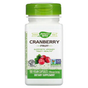 Thực phẩm chức năng Nature's Way Cranberry Fruit 465 mg 100 Vegan Capsules 033674121504