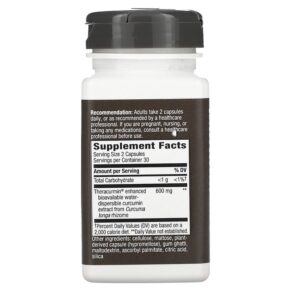 Thực phẩm bổ sung Nature's Way Curica Turmeric 300 mg 60 Vegan Capsules 033674107546