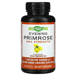Thực phẩm chức năng Nature's Way Evening Primrose Max Strength 1.300 mg 60 Softgels 033674154182