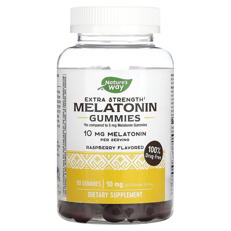 Nature's Way Extra Strength Melatonin Gummies Raspberry 5 mg 90 Gummies 8 Thực phẩm chức năng Nature's Way Extra Strength Melatonin Gummies Raspberry 5 mg 90 Gummies 033674139820