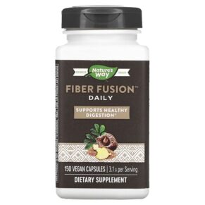 Thực phẩm chức năng Nature's Way Fiber Fusion Daily 3.1 g 150 Vegan Capsules 763948084524