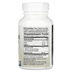 Thực phẩm bổ sung Nature's Way FlexMax Glucosamine Chondroitin 80 Tablets 033674141915