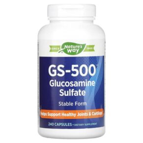 Thực phẩm chức năng Nature's Way GS-500 Glucosamine Sulfate 240 Capsules 763948017874