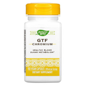 Thực phẩm chức năng Nature's Way GTF Chromium 200 mcg 100 Vegan Capsules 033674410219