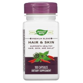 Thực phẩm chức năng Nature's Way Hair & Skin 100 Capsules 033674792407