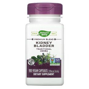 Thực phẩm chức năng Nature's Way Kidney Bladder 465 mg 100 Vegan Capsules 033674001103