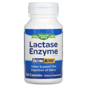 Thực phẩm chức năng Nature's Way Lactase Enzyme Formula 100 Capsules 033674471104