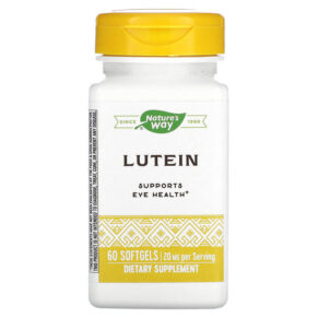 Thực phẩm chức năng Nature's Way Lutein 20 mg 60 Softgels 033674154915