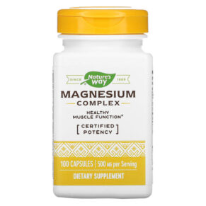 Thực phẩm chức năng Nature's Way Magnesium Complex 250 mg 100 Capsules 033674410516