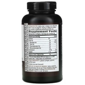 Thực phẩm bổ sung Nature's Way MCT Oil 180 Softgels 033674121146