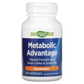 Thực phẩm chức năng Nature's Way Metabolic Advantage Metabolism 100 Capsules 763948043514