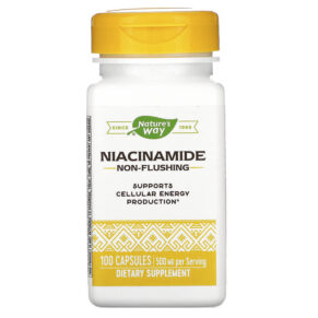 Thực phẩm chức năng Nature's Way Niacinamide Non-Flushing 500 mg 100 Capsules 033674404805