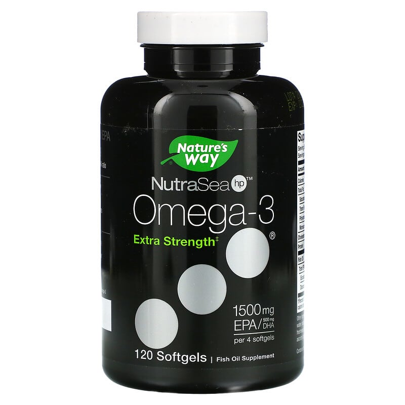 Nature's Way NutraSea hp Omega-3 Extra Strength Lemon 120 Softgels 8 Thực phẩm chức năng Nature's Way NutraSea hp Omega-3 Extra Strength Lemon 120 Softgels 850652000121