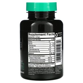 Thực phẩm bổ sung Nature's Way NutraVege Omega-3 Plant 500 mg 30 Softgels 033674121979