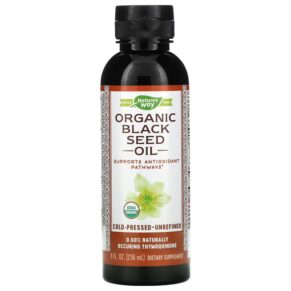 Thực phẩm chức năng Nature's Way Organic Black Seed Oil 8 fl oz (236 ml) 033674123225