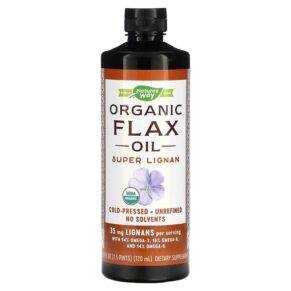 Thực phẩm chức năng Nature's Way Organic Flax Oil Super Lignan 24 fl oz (720 ml) 033674154298