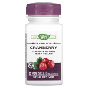 Thực phẩm chức năng Nature's Way Premium Blend Cranberry 400 mg 60 Vegan Capsules 033674151341