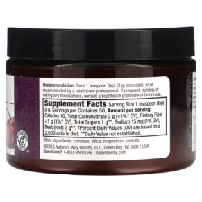Thực phẩm bổ sung Nature's Way Premium Herbal Beet Root Powder 5 oz (150 g) 033674121276