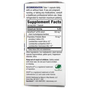 Thực phẩm bổ sung Nature's Way Primadophilus Reuteri Superior Probiotic 5 Billion CFU 90 Capsules 033674150245