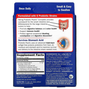 Thực phẩm bổ sung Nature's Way Probiotic Pearls Complete 90 Softgels 763948043699
