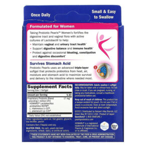 Thực phẩm bổ sung Nature's Way Probiotic Pearls Women's Vaginal & Digestive Health 90 Softgels 033674139509