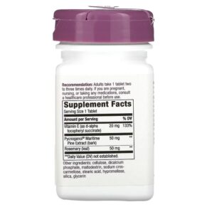 Thực phẩm bổ sung Nature's Way Pycnogenol 50 mg 30 Vegan Tablets 033674451519