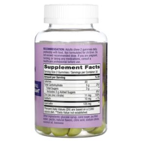 Nature's Way Quercetin Gummies With Zinc Lemon 60 Gummies 3 Thực phẩm bổ sung Nature's Way Quercetin Gummies With Zinc Lemon 60 Gummies 033674142615
