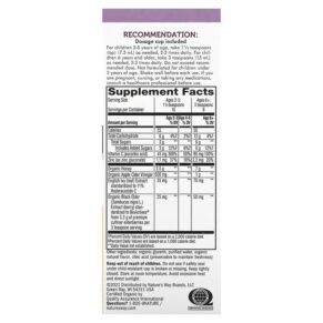 Thực phẩm bổ sung Nature's Way Sambucus for Kids HoneyBerry Cough Syrup 4 fl oz (120 ml) 033674133156