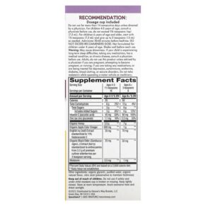 Thực phẩm bổ sung Nature's Way Sambucus for Kids HoneyBerry NightTime Cough Syrup 4 fl oz (120 ml) 033674133163