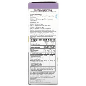 Thực phẩm bổ sung Nature's Way Sambucus for Kids Standardized Elderberry Immune Syrup 8 fl oz (240 ml) 033674153598