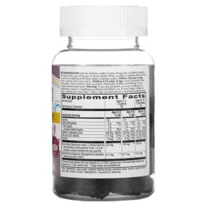 Thực phẩm bổ sung Nature's Way Sambucus Relief Immune Support For Kids 2+ Elderberry + South African Geranium 36 Gummies 033674136768