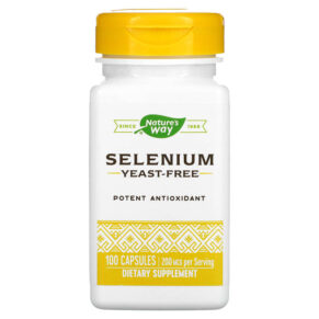 Thực phẩm chức năng Nature's Way Selenium 200 mcg 100 Capsules 033674410813