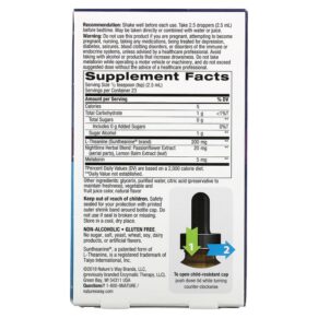 Thực phẩm bổ sung Nature's Way Sleep Tonight Melatonin Drops With L-Theanine & Herbals Cherry 2 fl oz (59 ml) 763948107469